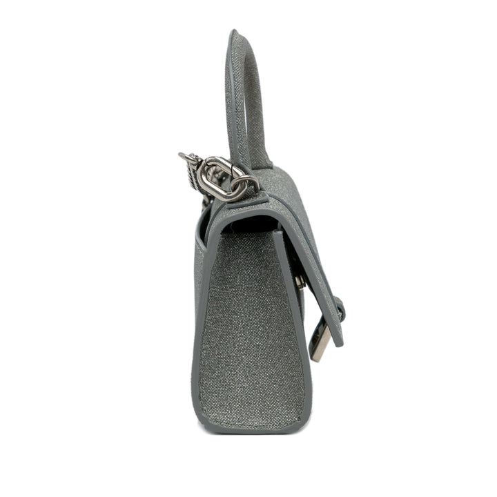 Balenciaga Mini Glitter Hourglass Sac cartable