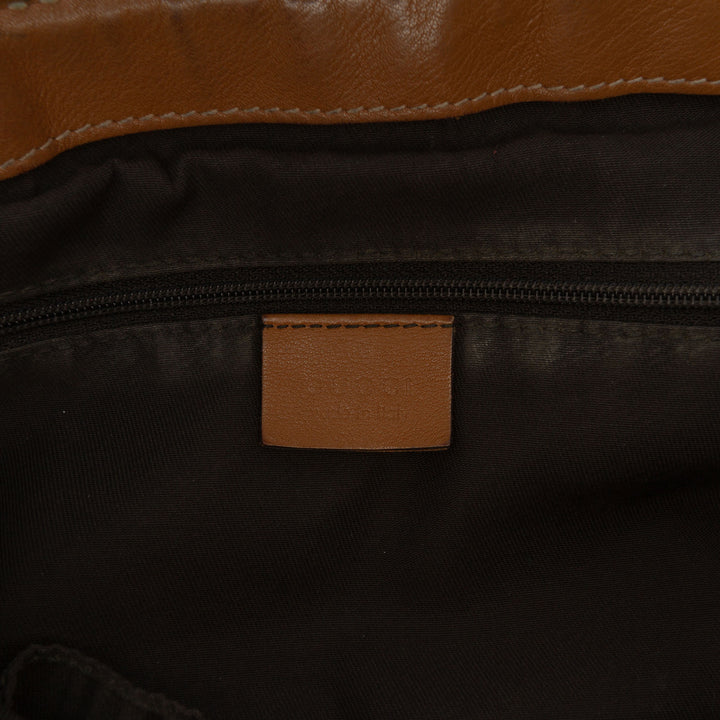 Gucci Diamante Toile Sukey Sac