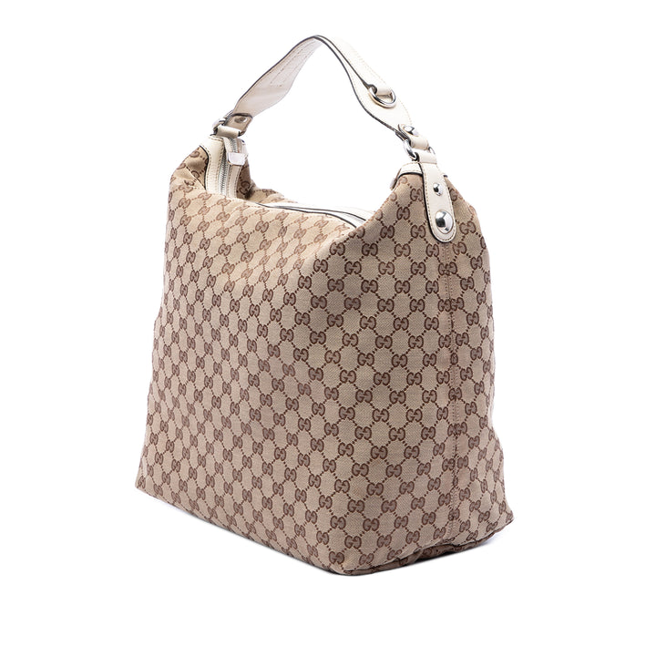GG Icon Bit Hobo Beige