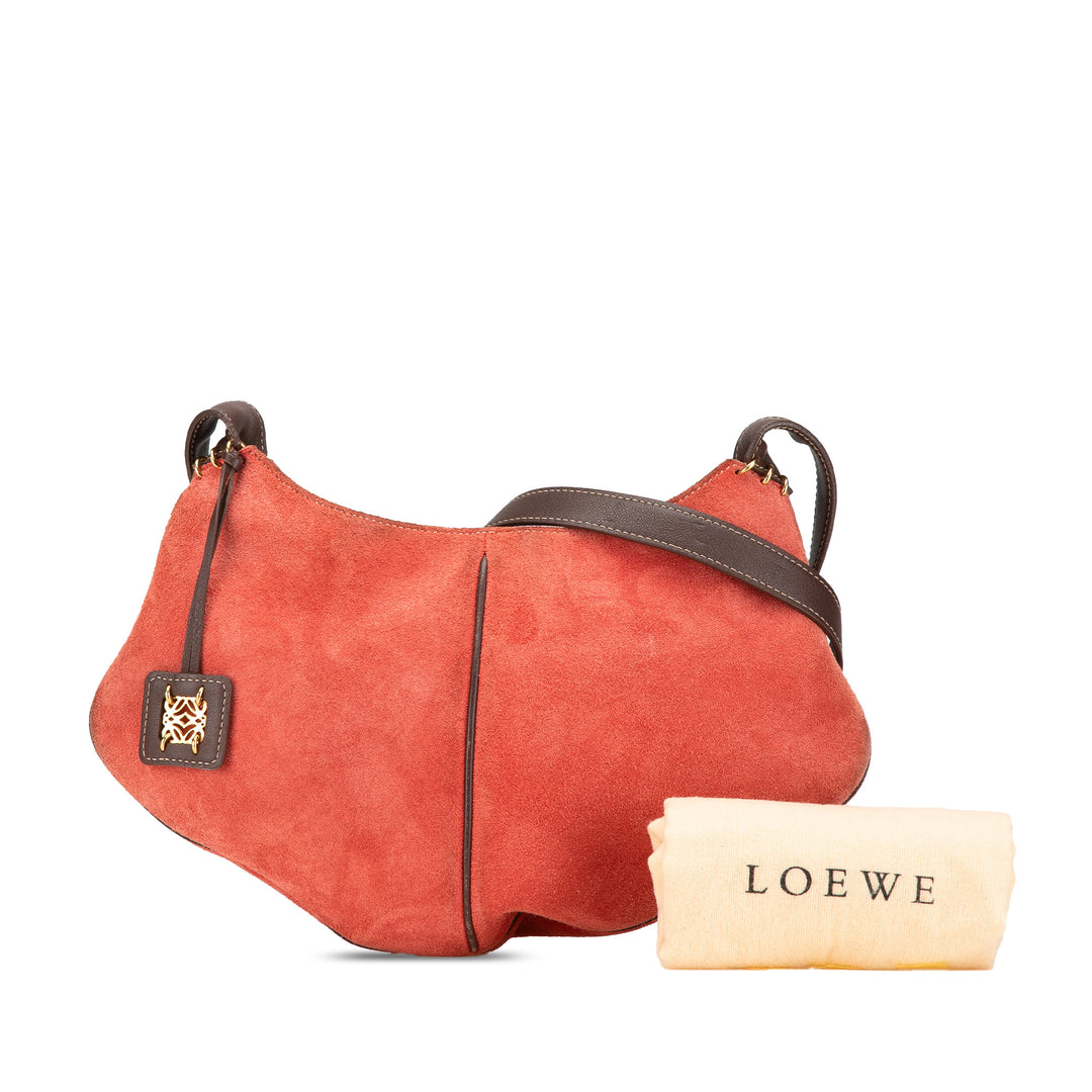 Suede Crossbody Red - Gaby Paris