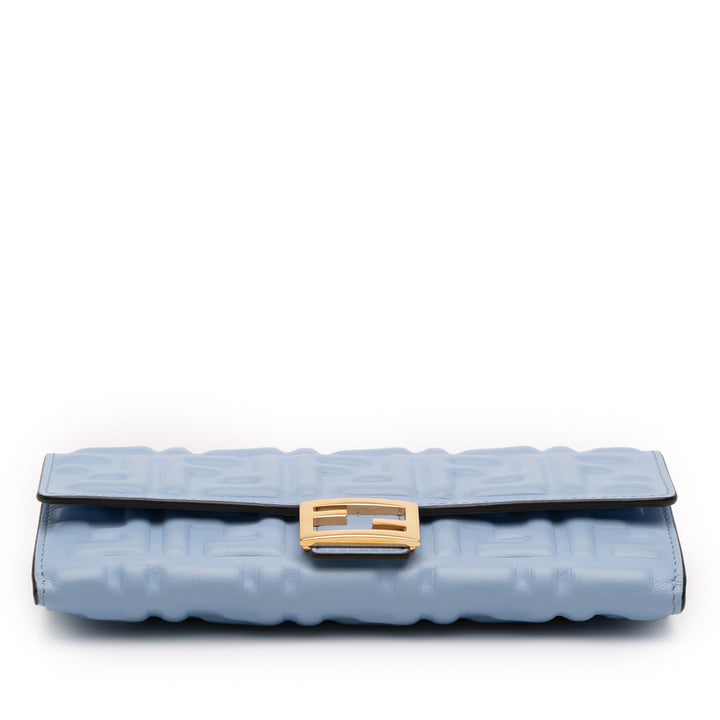 Fendi Zucca embossé Cuir Wallet on Chain – GABY PARIS Authentique