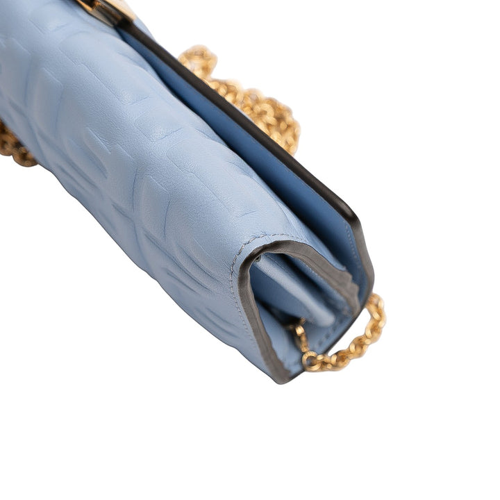 Fendi Zucca embossé Cuir Wallet on Chain – GABY PARIS Authentique