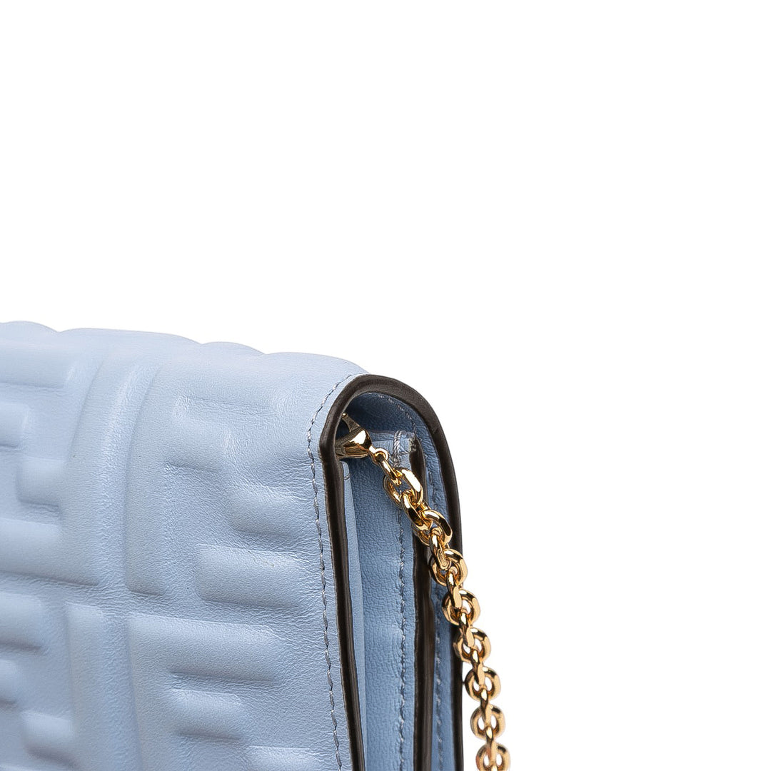 Fendi Zucca embossé Cuir Wallet on Chain – GABY PARIS Authentique