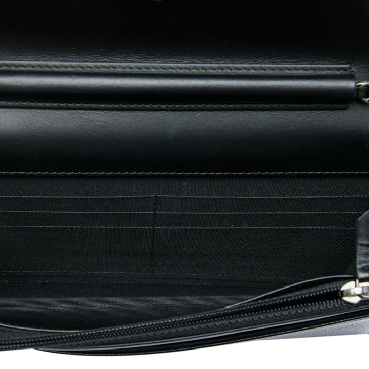 Chanel CC Timeless Wallet on Chain Cuir caviar Noir – vue 4 – GABY PARIS
