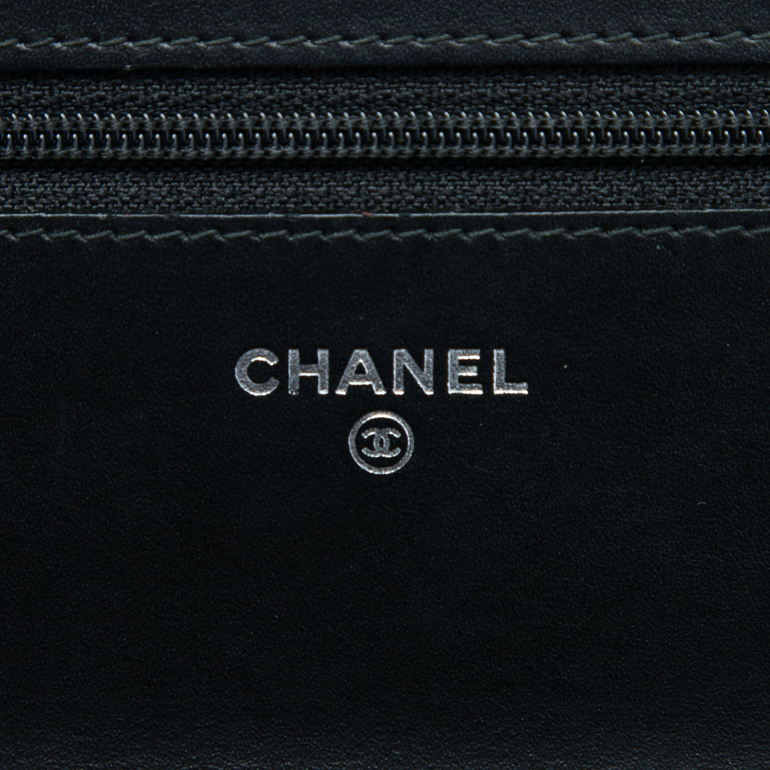 Chanel CC Timeless Wallet on Chain Cuir caviar Noir – vue 5 – GABY PARIS