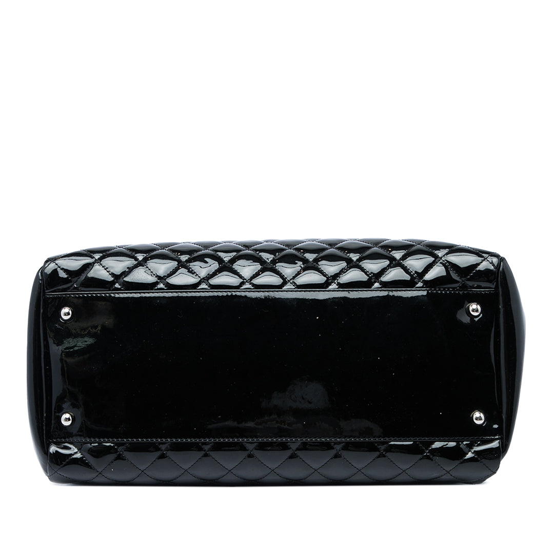 Chanel Sac porté épaule Matelassé Just Mademoiselle bowling Grand Noir – vue 3 – GABY PARIS