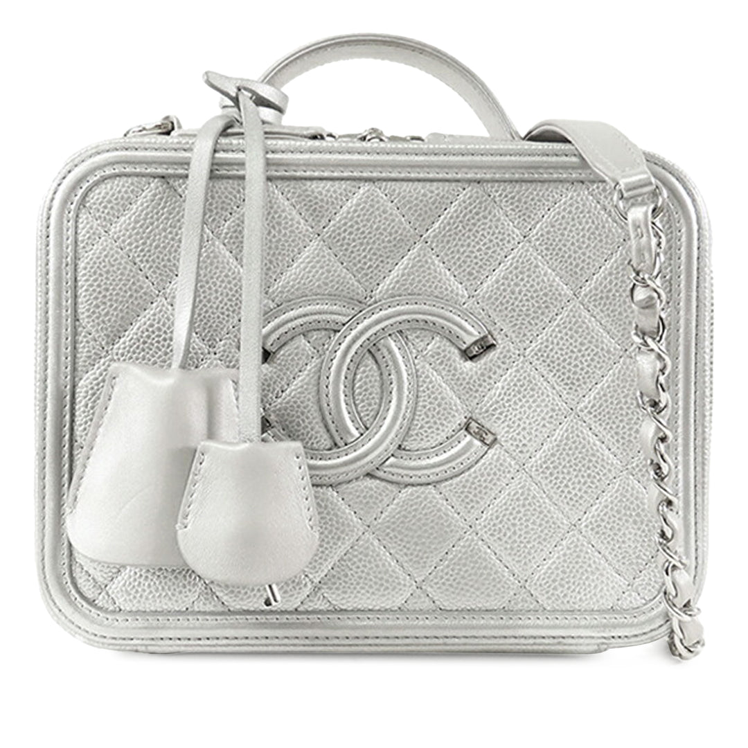 Chanel Medium Caviar CC Filigree Vanity