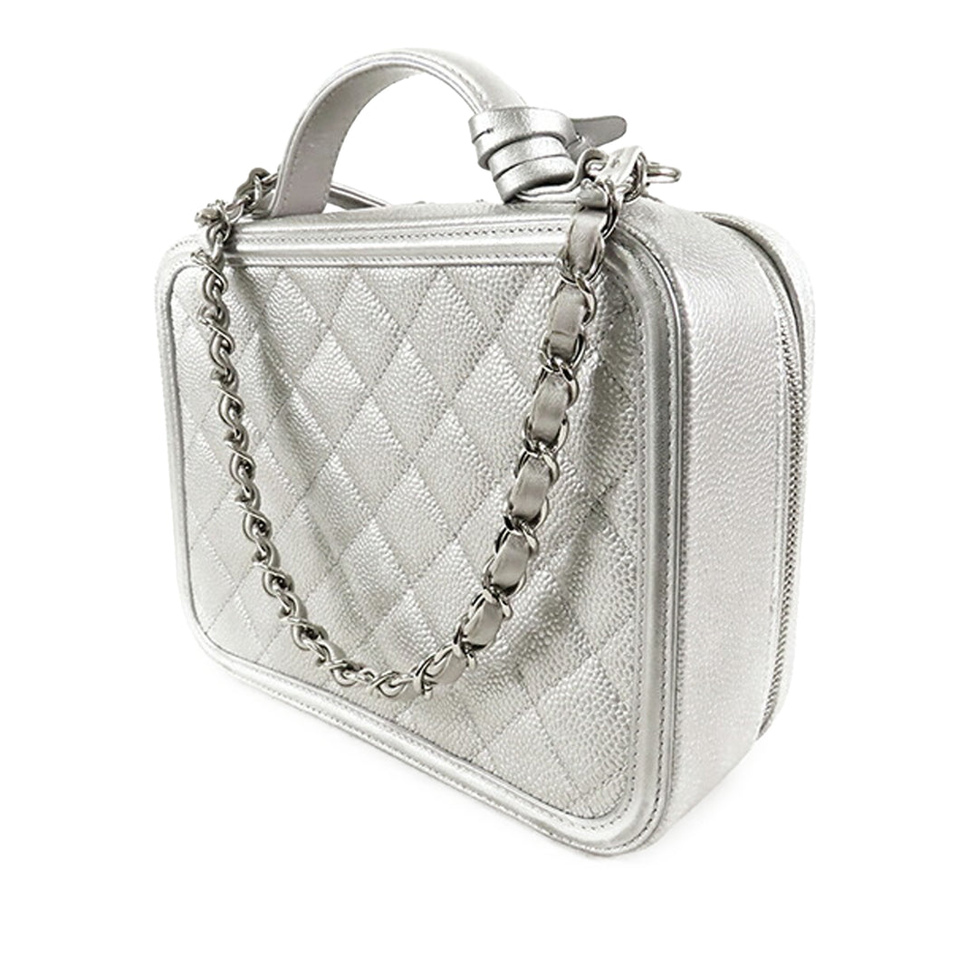 Chanel Medium Caviar CC Filigree Vanity