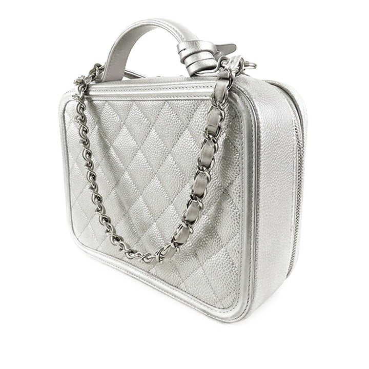 Chanel Medium Caviar CC Filigree Vanity