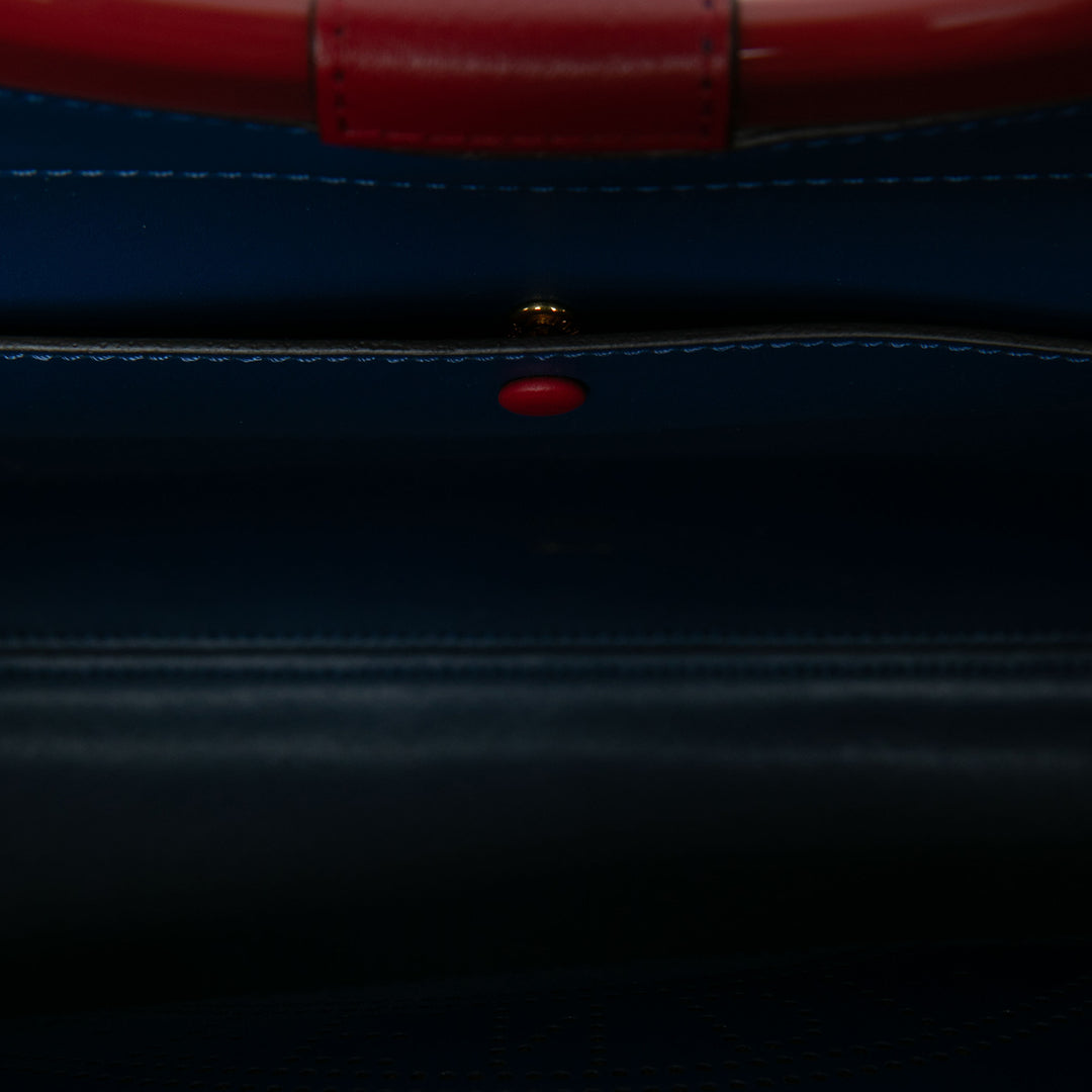 Fendi perforé Runaway Cabas Moyen Rouge – vue 4 – GABY PARIS