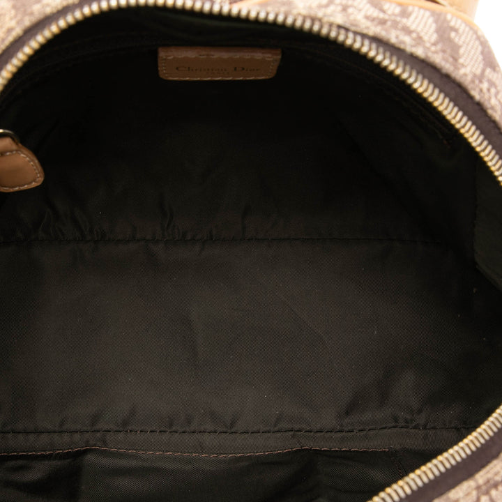 Dior Diorissimo Double Saddle Bowler Sac Mini Marron – vue 4 – GABY PARIS