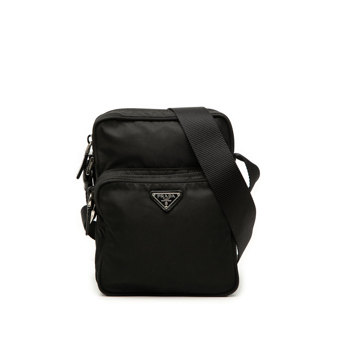 Prada Tessuto Zip Top Sac porté croisé