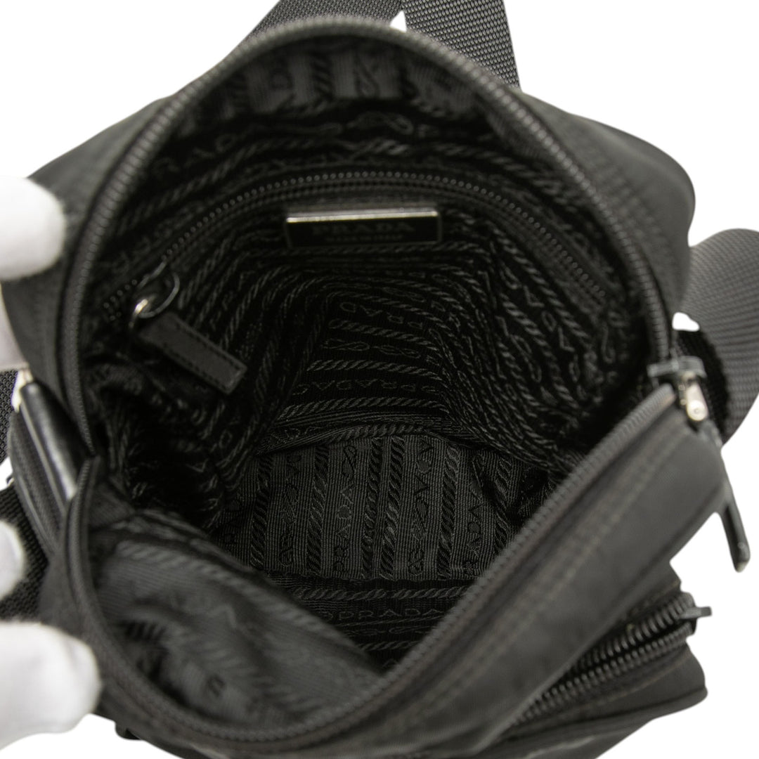 Prada Tessuto Zip Top Sac porté croisé