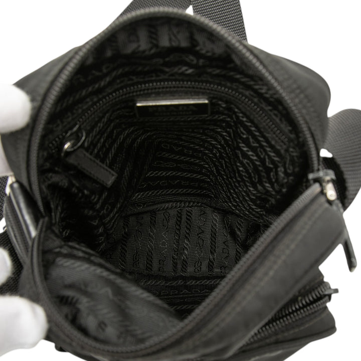 Prada Tessuto Zip Top Sac porté croisé