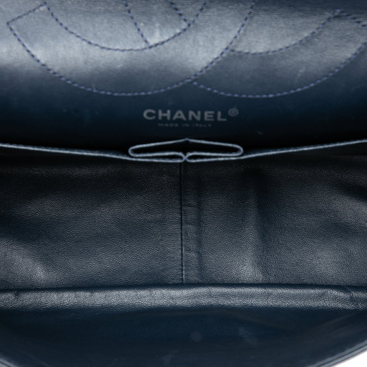 Chanel Matelassé Reissue 2.55 Double rabat 227 Bleu
