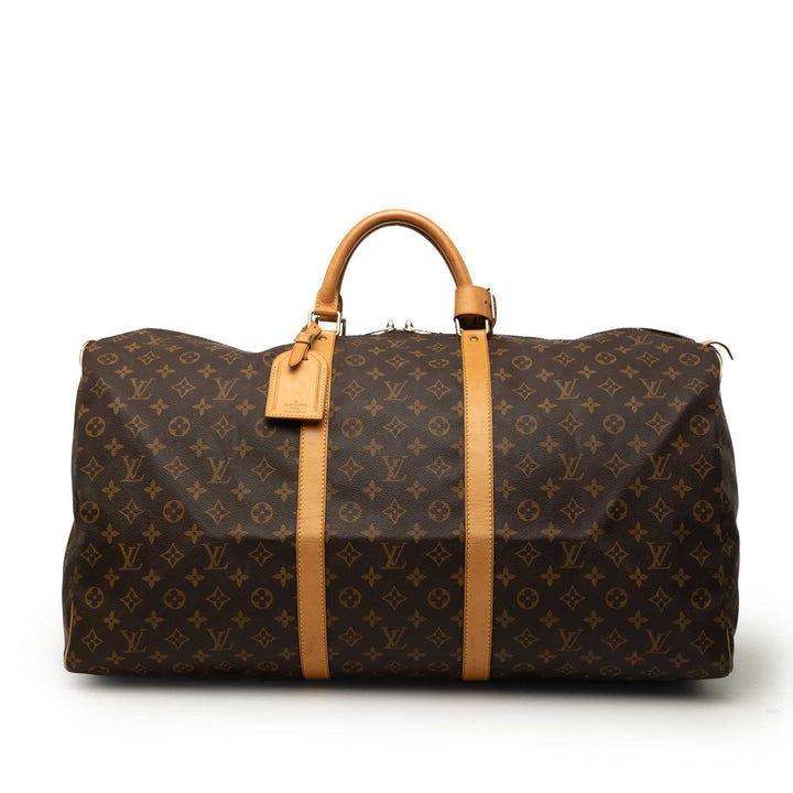 Louis Vuitton Keepall 60 Monogram Marron – vue principale – GABY PARIS