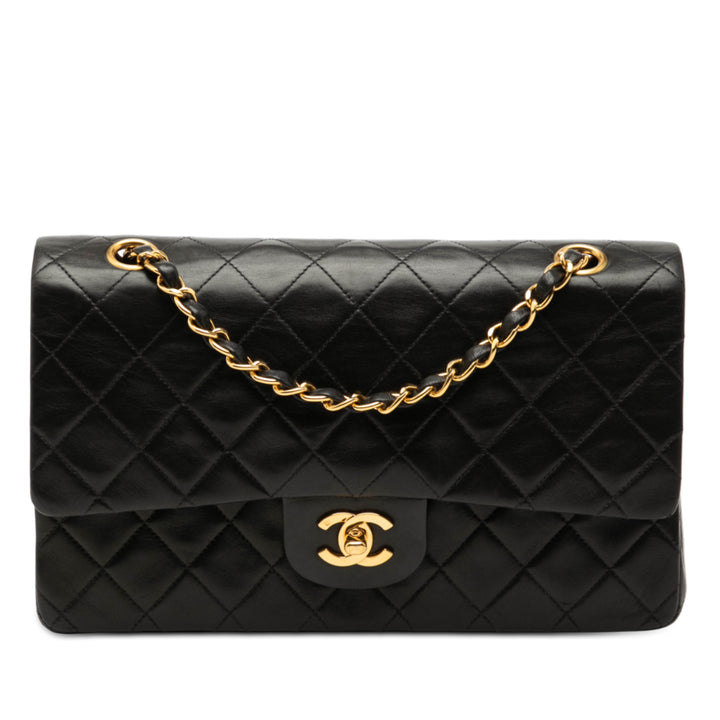 Chanel Medium Classic Cuir d’agneau Double rabat
