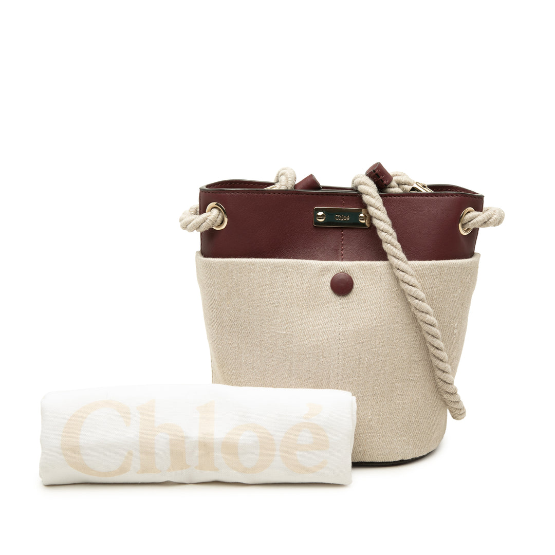 Chloé Sac seau Key Petit Beige – vue 7 – GABY PARIS