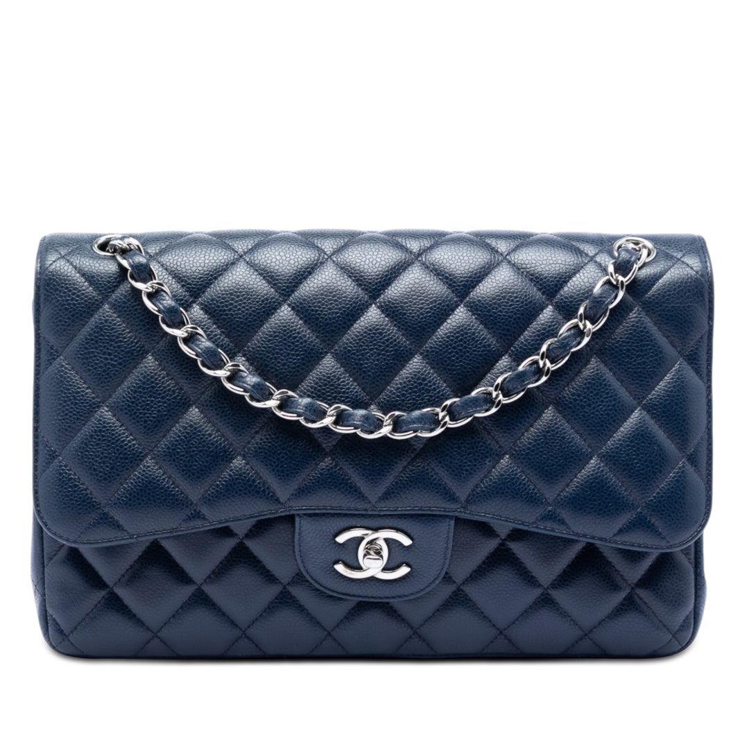 Chanel Jumbo Classic Caviar Double rabat