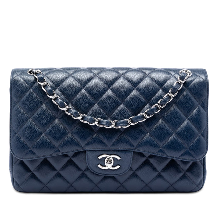 Chanel Jumbo Classic Caviar Double rabat
