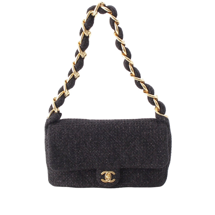 CC Matelassé Rabat simple Tweed Noir