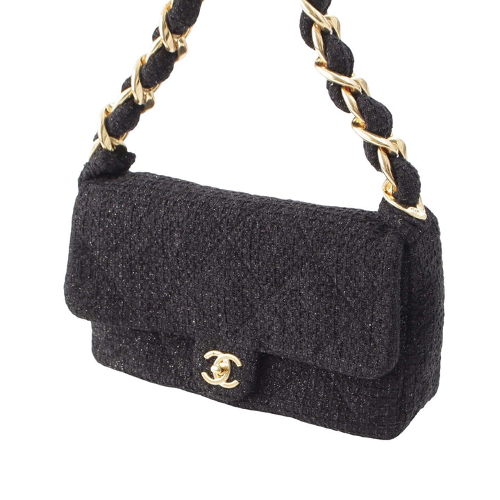 CC Matelassé Rabat simple Tweed Noir