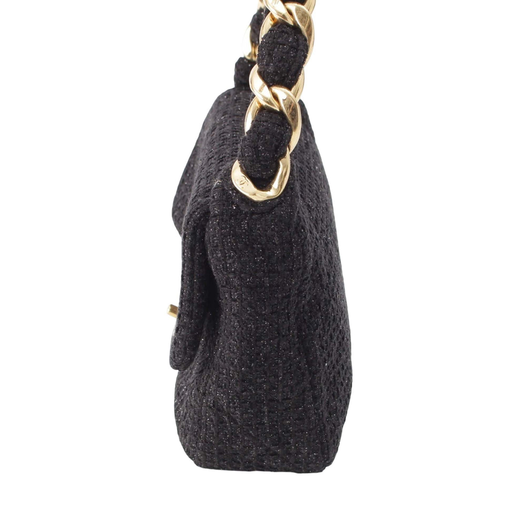 CC Matelassé Rabat simple Tweed Noir