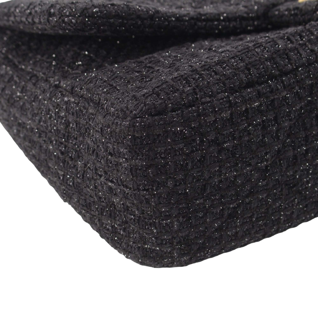CC Matelassé Rabat simple Tweed Noir