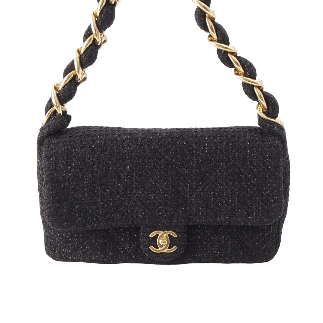 CC Matelassé Rabat simple Tweed Noir