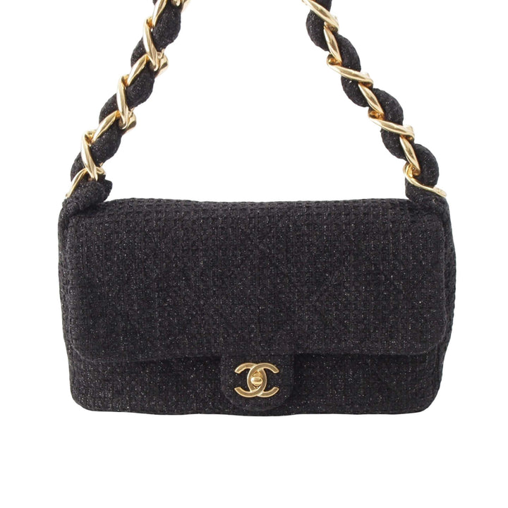 CC Matelassé Rabat simple Tweed Noir