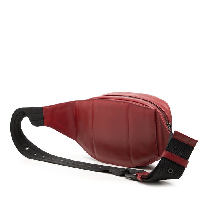 Intrecciato Sac ceinture nappa Rouge