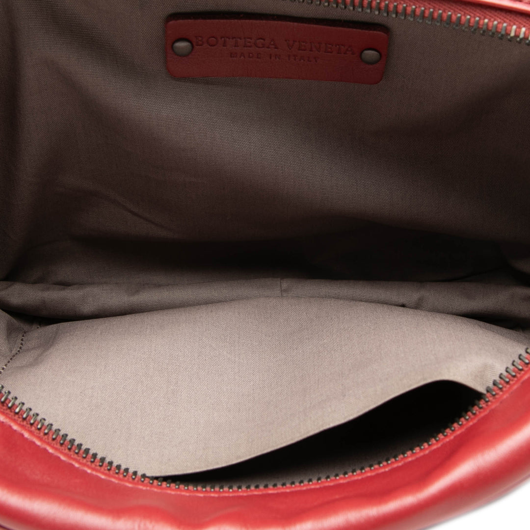 Intrecciato Sac ceinture nappa Rouge