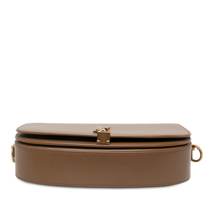 Saint Laurent Voltaire sac à Cuir de veau Marron – vue 3 – GABY PARIS