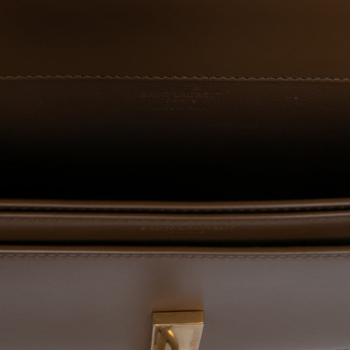 Saint Laurent Voltaire sac à Cuir de veau Marron – vue 4 – GABY PARIS