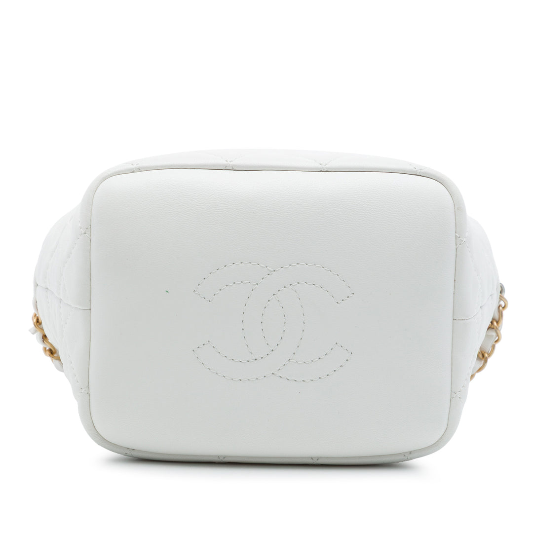 Chanel Small Matelassé Cuir d'agneau Perfect Meeting Hobo