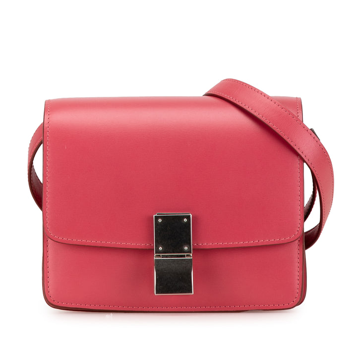 Small Calfskin Classic Box Pink - Gaby Paris