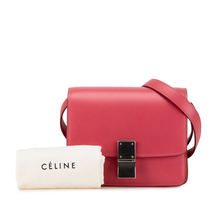 Small Calfskin Classic Box Pink - Gaby Paris