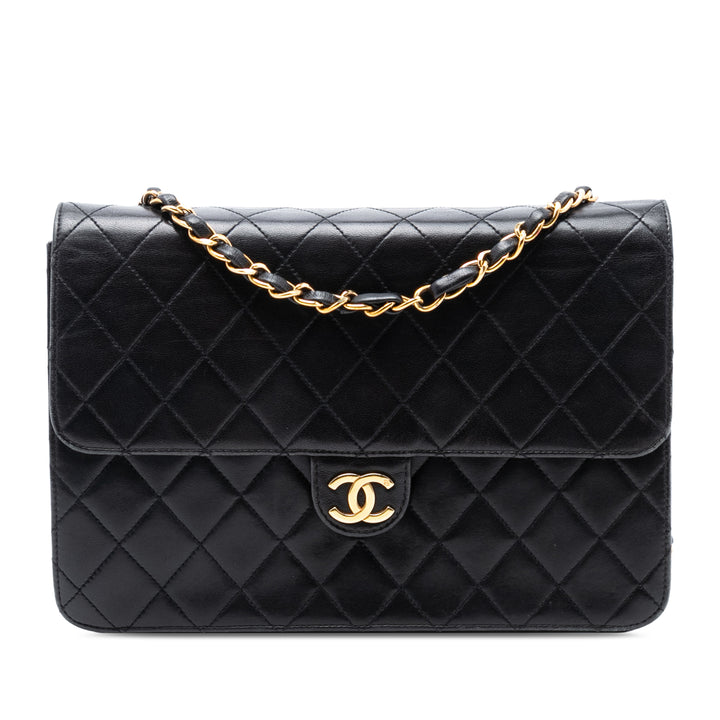 Chanel CC Matelassé Cuir d’agneau Simple rabat – GABY PARIS Authentique