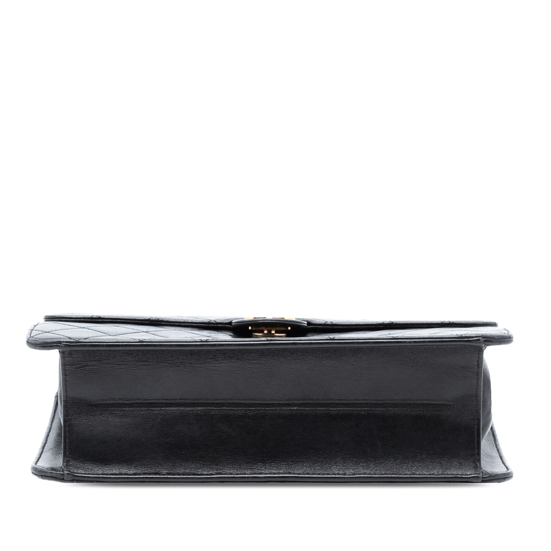 Chanel CC Matelassé Cuir d’agneau Simple rabat – GABY PARIS Authentique