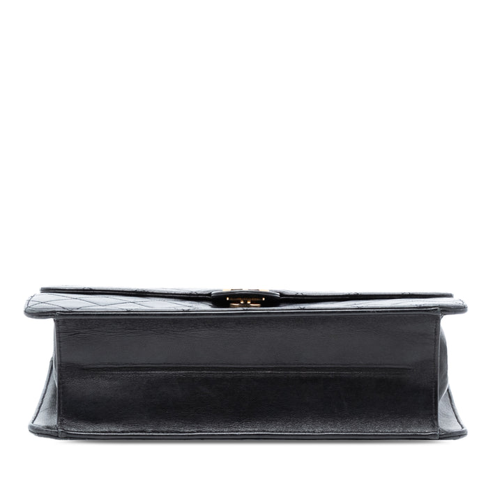 Chanel CC Matelassé Cuir d’agneau Simple rabat – GABY PARIS Authentique