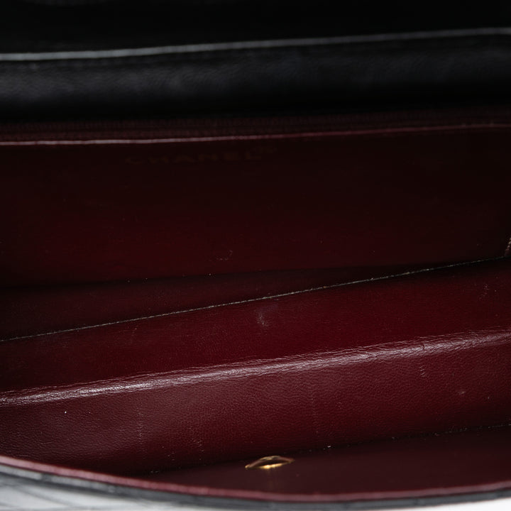 Chanel CC Matelassé Cuir d’agneau Simple rabat – GABY PARIS Authentique