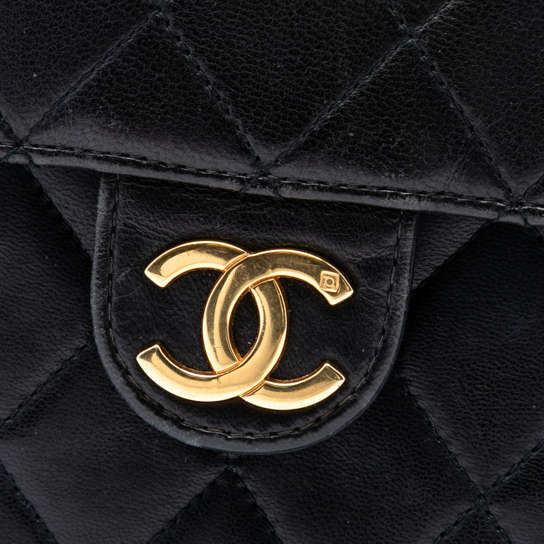 Chanel CC Matelassé Cuir d’agneau Simple rabat – GABY PARIS Authentique