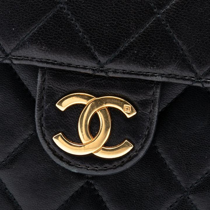 Chanel CC Matelassé Cuir d’agneau Simple rabat – GABY PARIS Authentique
