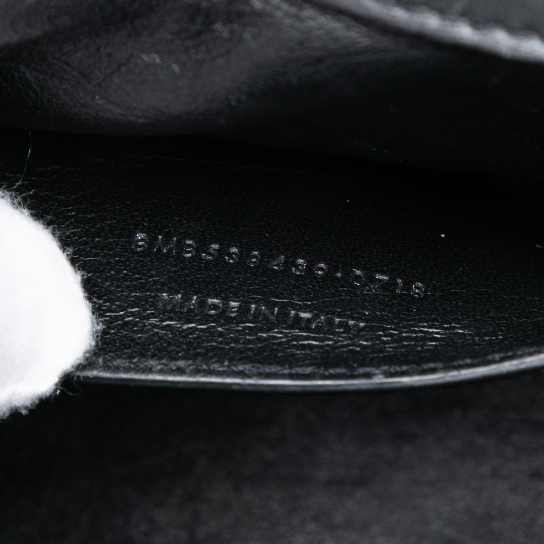 Saint Laurent Small Cuir verni Monogram Vicky Sac à chaîne