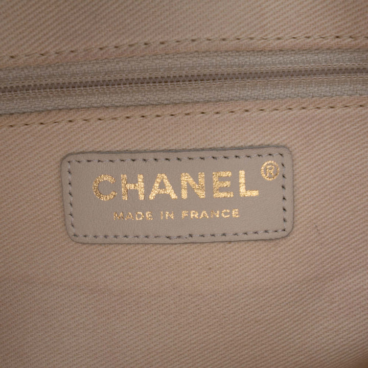 CC Printed Canvas Eiffel Tower Shoulder Bag Brown - Gaby Paris