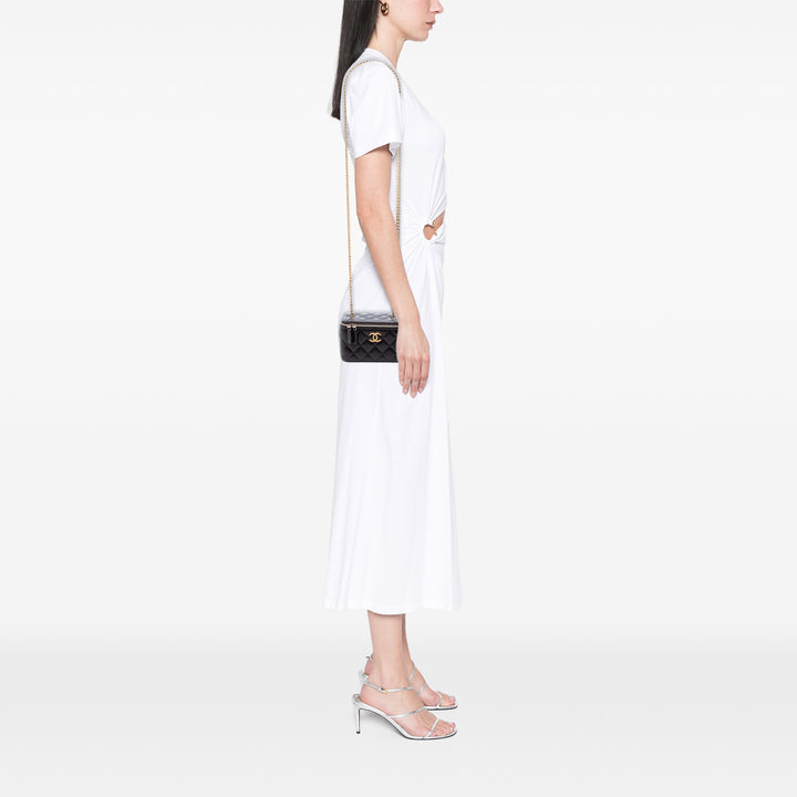 Chanel Small Matelassé Cuir d’agneau Pillow Crush Vanity avec chaîne