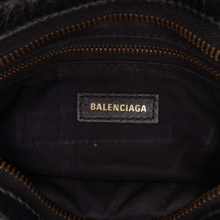 Balenciaga Mini Cuir d'agneau Motocross Graffiti All Over Classic City Sac