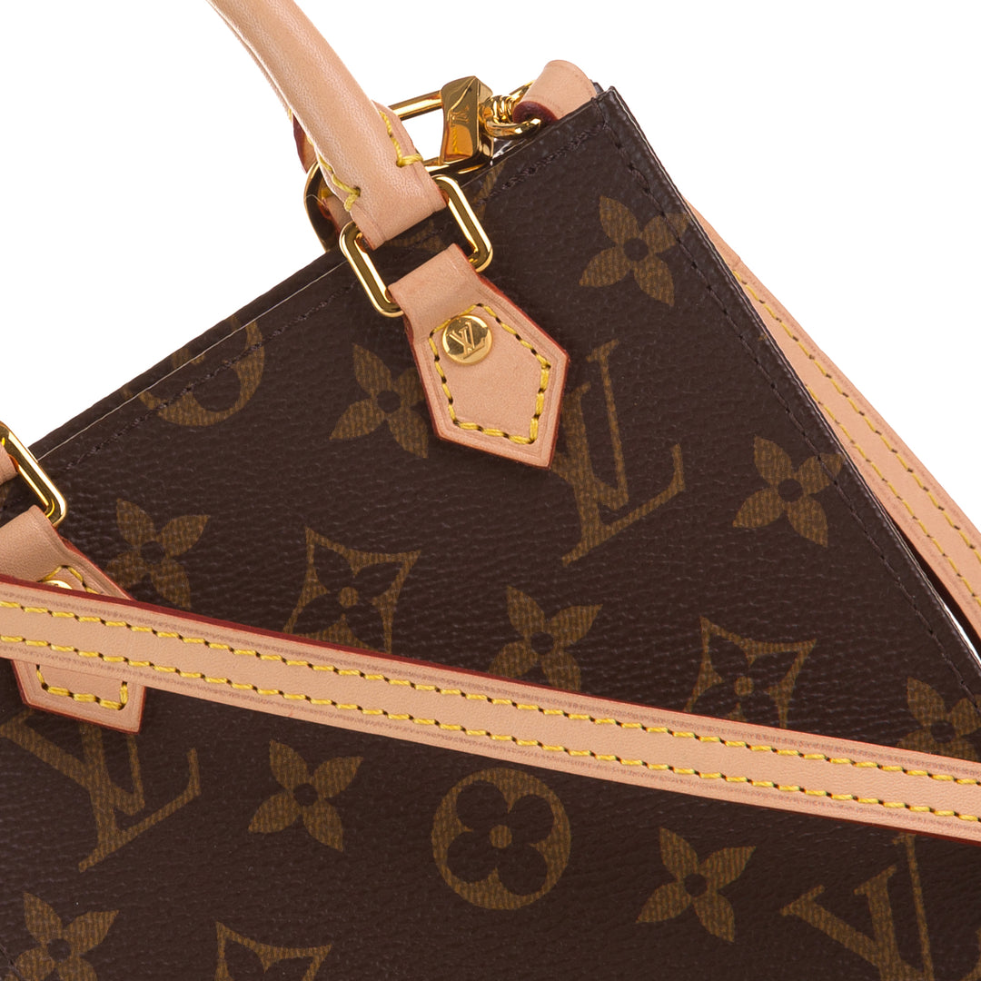 Monogram Petit Sac Plat Brown - Gaby Paris
