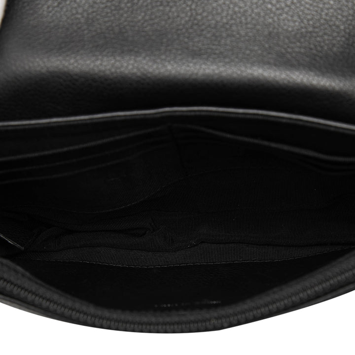 Chanel CC Caviar Half Moon Wallet on Chain