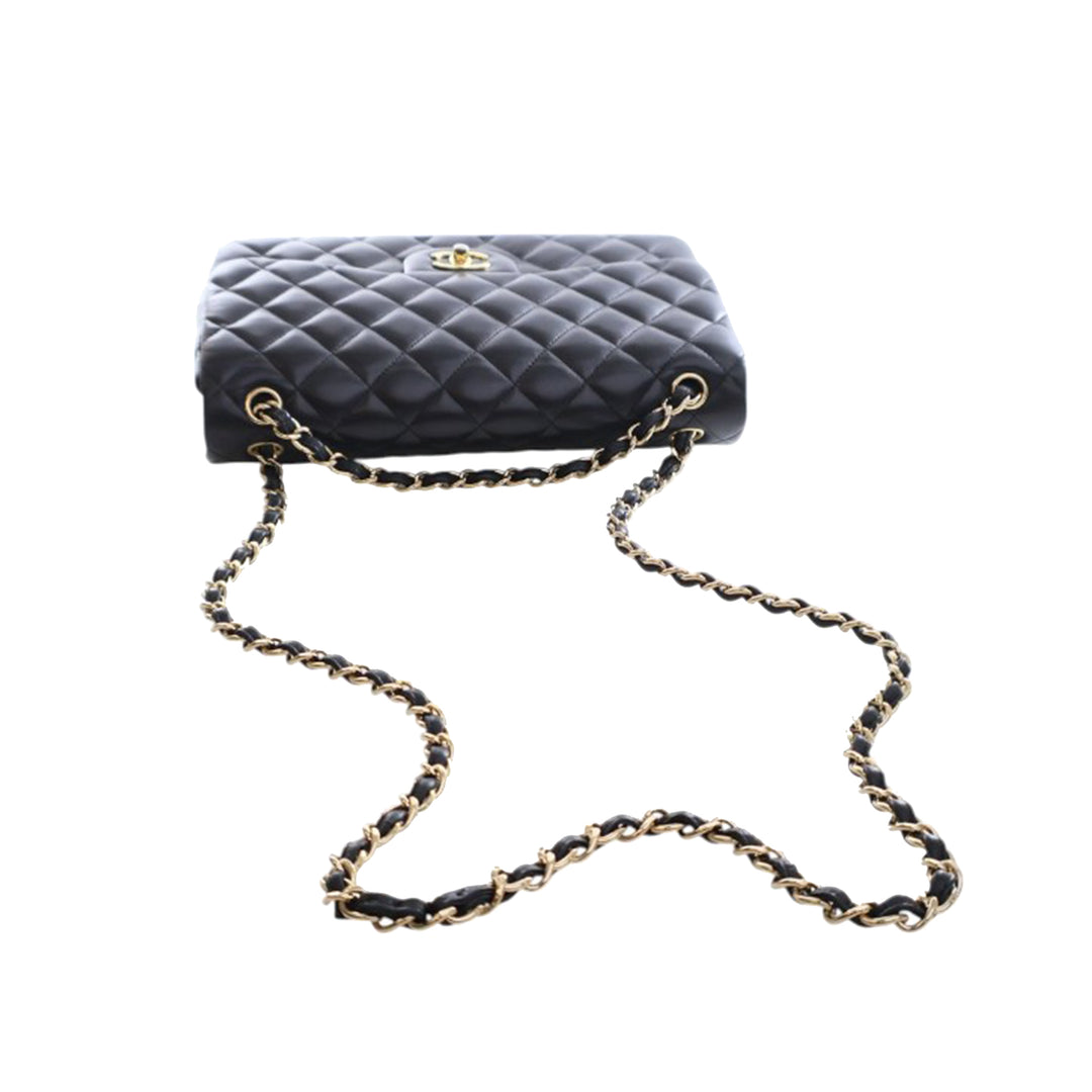 Chanel Jumbo Classic Cuir d’agneau Double rabat